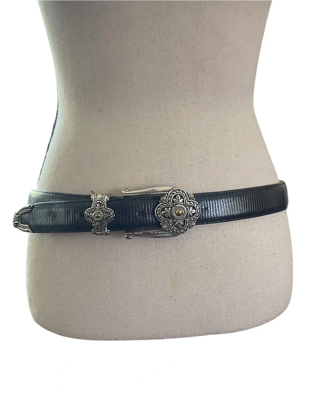 Brighton black leather